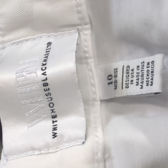 WHBM Mid-Rise Pret-A-Pedi Straight Cropped Pants Size 10 NWT - Picture 12 of 15